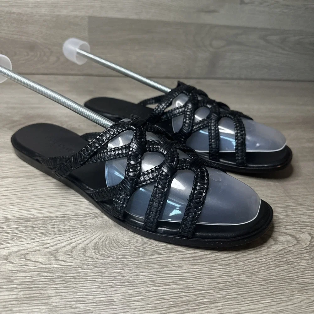 Cole Haan Resort Women's Beachy Strappy Sandal. Very Nice Leather Flip Flop 10.5 - Picture 2 of 12